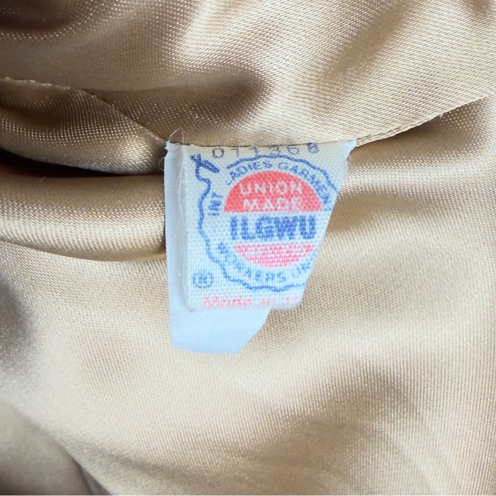Vintage Mayfair of California Mohair Wool Tan Coat - Picture 9 of 13